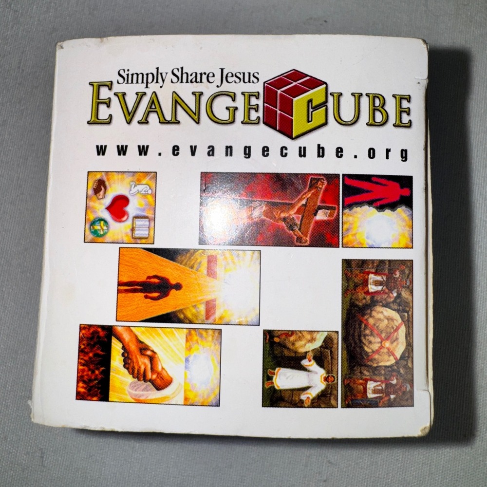 EvangeCube e3 Resources Christian Evangelism Tool Gospel Cube 2010 Visual Aid
